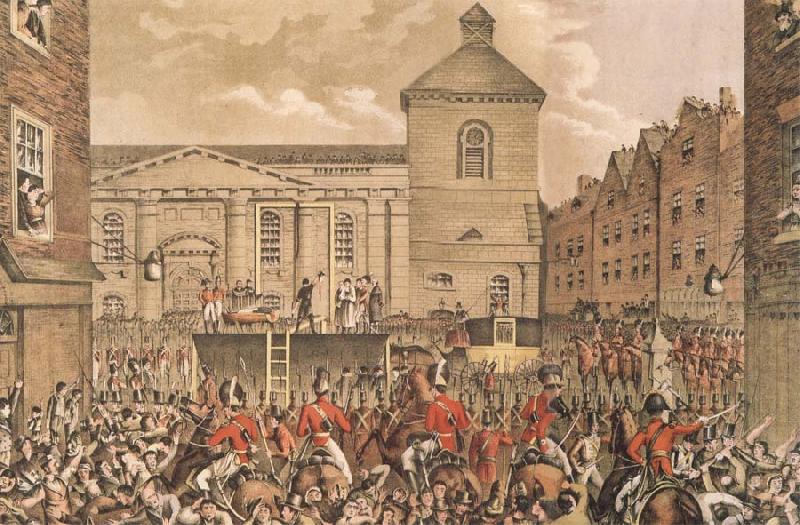 Thomas Pakenham Thomas Street,Dubli the Scene of Rober Emmet-s execution in 1803 oil painting picture